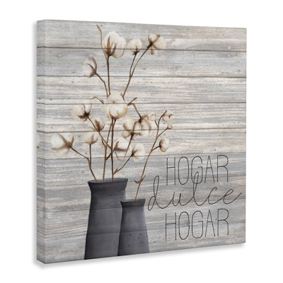 «Hogar Dulce Hogar con Algodón», art mural sur toile par Kim Allen