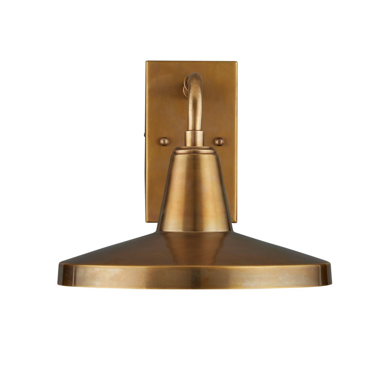 Mariner Outdoor Wall Sconce, Antique Brass