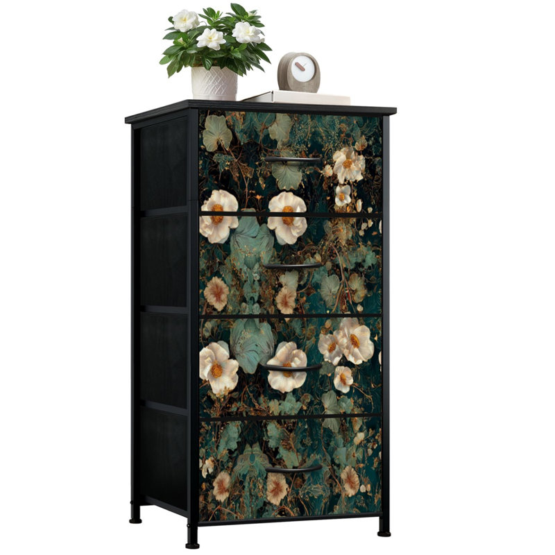 Commode de rangement verticale 4 tiroirs