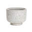 Blanc rustique avec pot rond gris-829080912