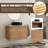 Eaton 30'' Wall Mounted Bathroom Vanity Set with Engineered Stone Top-572264987