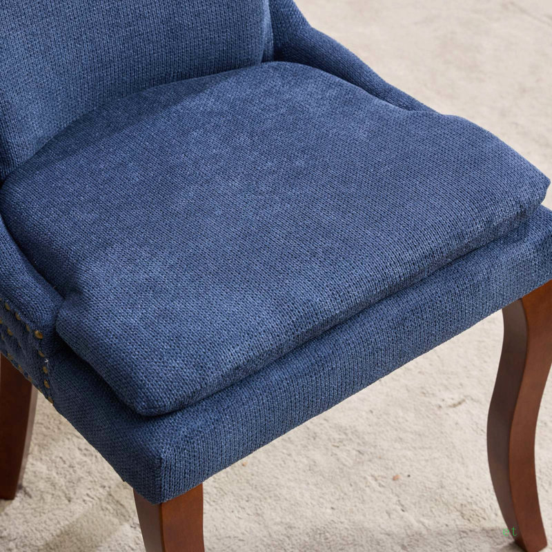 Ensemble de 2 chaises de salle à manger Modern, Bleu