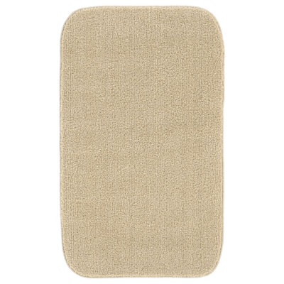 Sedona Bath Rug, Extra Soft Absorbent Plush Bath Rugs, Non-Slip, Quick Drying, Machine Washable, Plush Comfort for Bathroom Floor, Tub and Shower, 24" x 40", Champagne