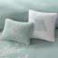 Housse de couette 100% coton - très grand / très grand avec broderie corail et literie à bordure-120478448