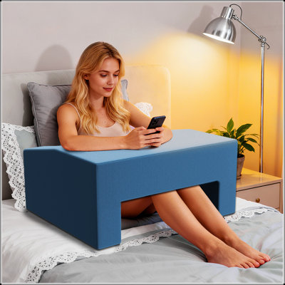 Bureau à oreiller non pliable, coussin de lecture et de jeu multifonctionnel pour faire la sieste, travailler, utiliser un canapé