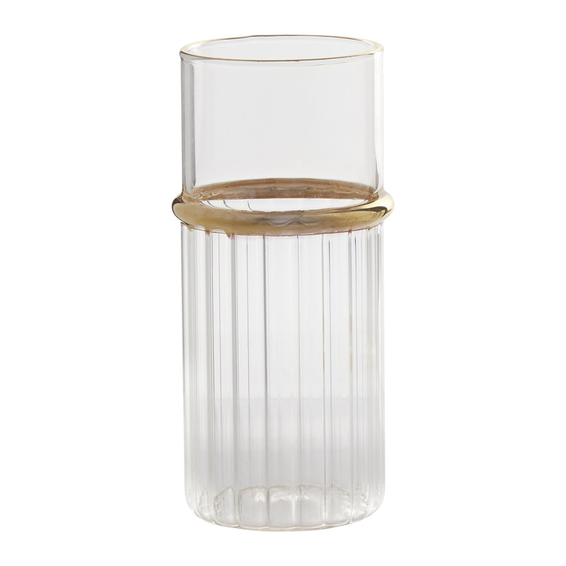 Porte-votive en verre, H 6 po x l 2,75 po x P 2,75 po