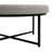 Makaiden Round Cotton Linen Tufted Ottoman with Metal Frame-2106887147