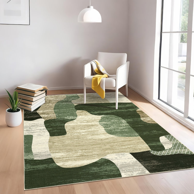 Tapis de salon Modern Abstract, Rectangle 10 pi x 13 pi