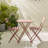 Laster Garden Dining Table Set With 2 Matching Dining Chairs - Patio Bistro Set for Modern Garden-216451046