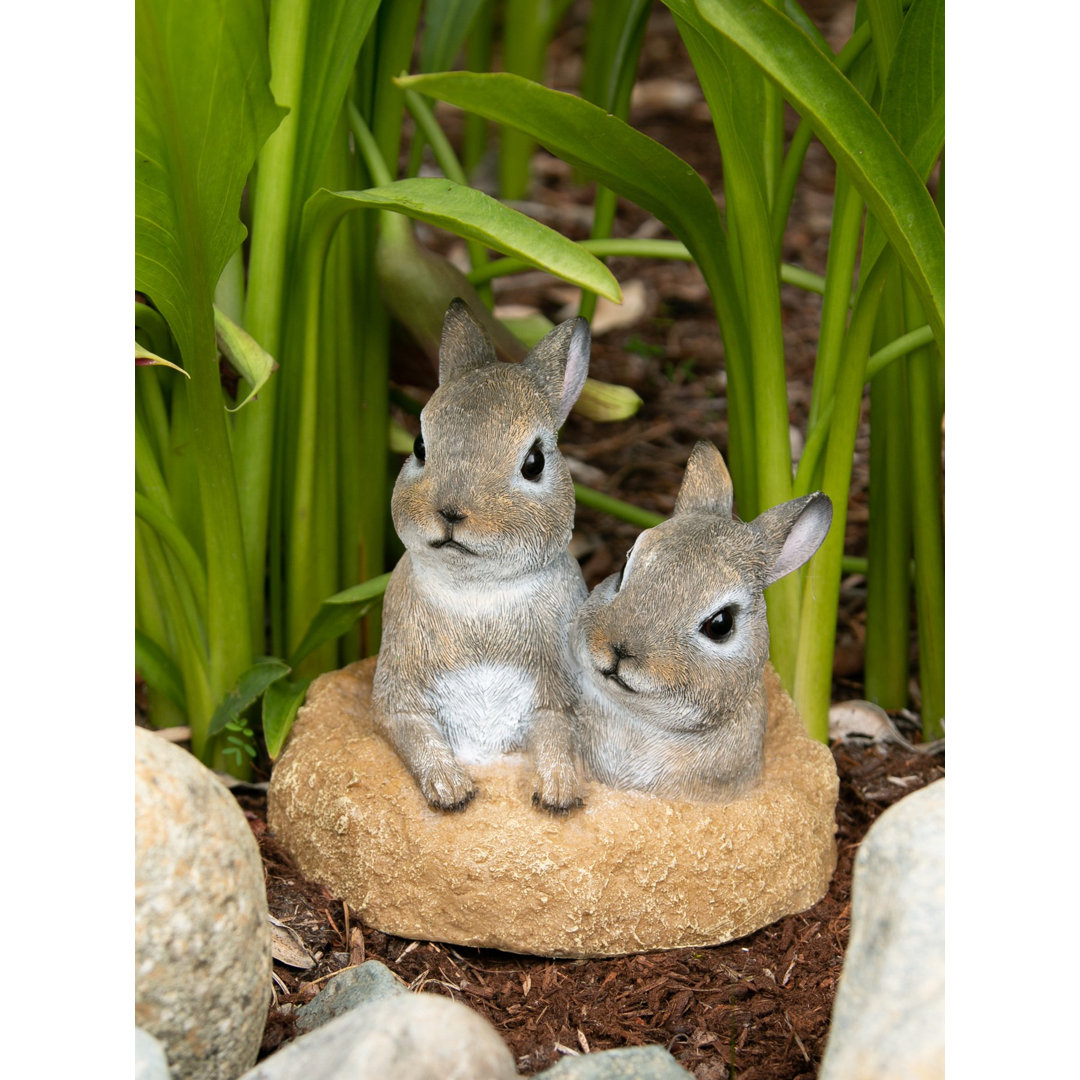 Harlee Rabbit Plastic Garden Statue August Grove®