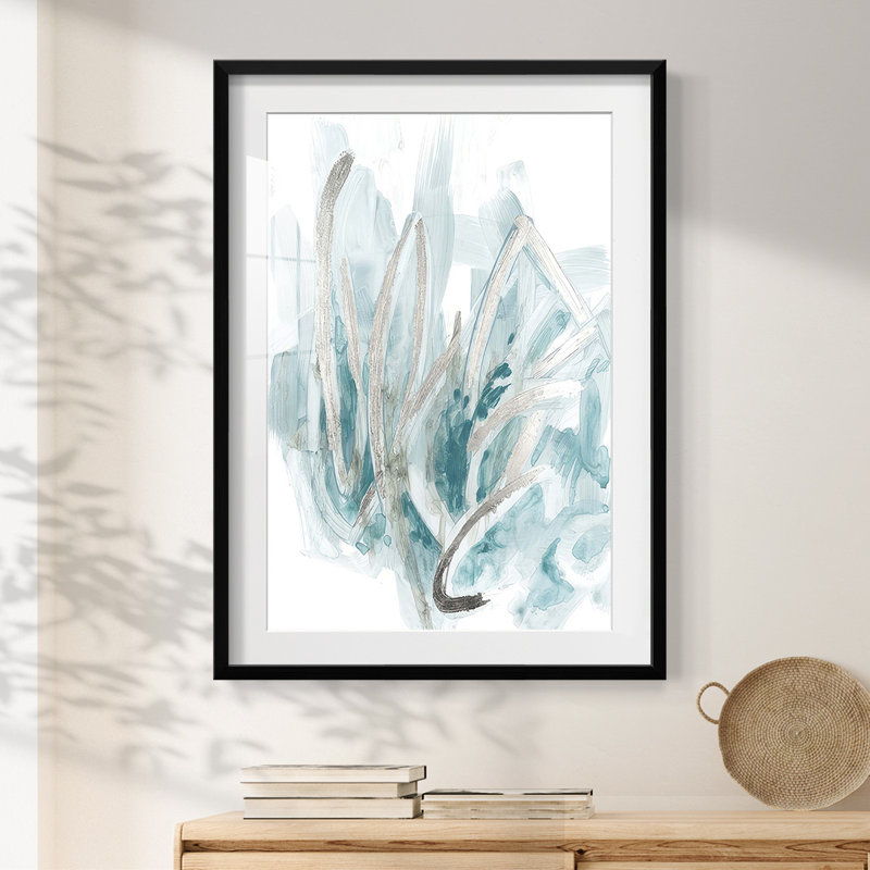 Energies aquatiques embelli II - impression encadrée, H 28,5 po x l 20,5 po, Noir