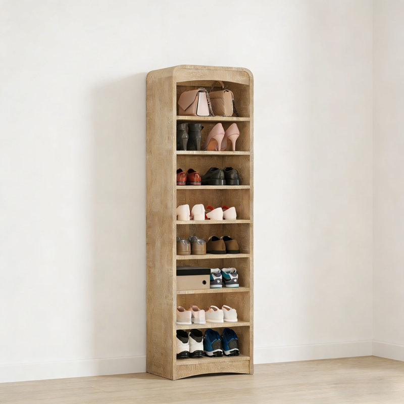 Armoire à chaussures haute, Naturel