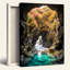 Ensemble de 1 tableau sur toile Cave Stream-129058149-129058152