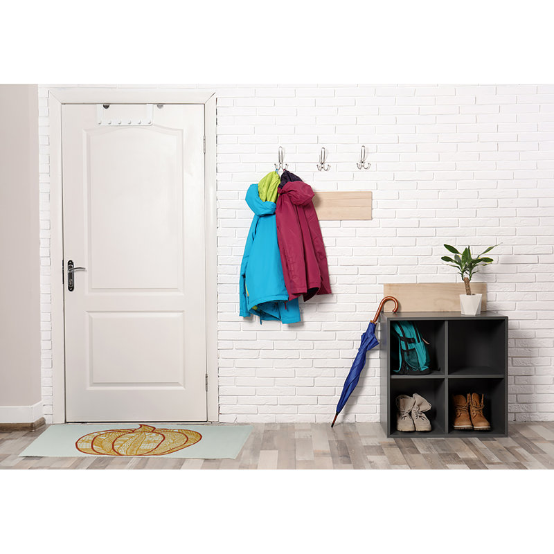 Tapis à motif citrouille en chenille CRHGN714YE13, Rectangle 3 pi x 5 pi