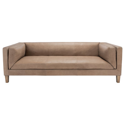 Bernadette 88.2'' Genuine Leather Sofa
