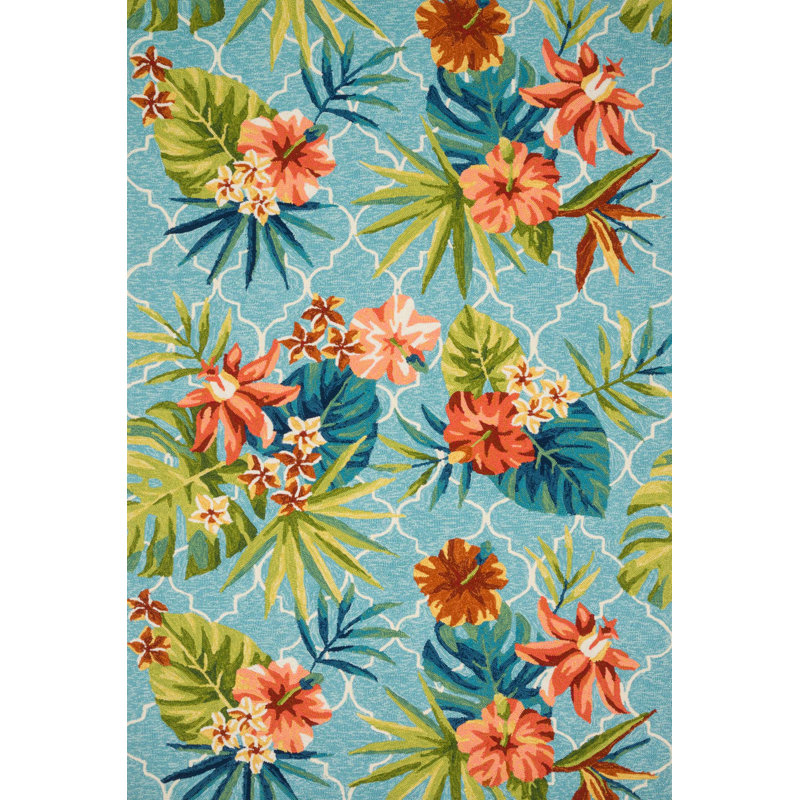 Tapis bleu noué la à la main Schwanke, Rectangulaire 27 pi x 45 pi