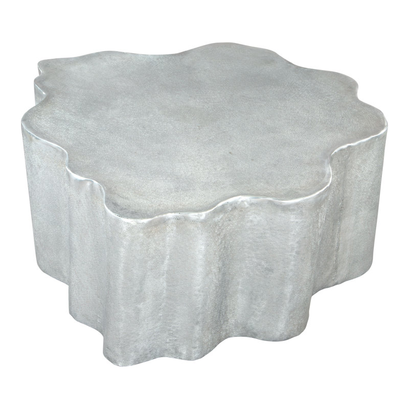 Kortha antique silver coffee table