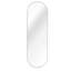 Miroir argenté pleine grandeur 63 x 20 po en forme de pilule pour un décor de salle de bain moderne et élégant, assurant la clarté et la sécurité avec des matériaux de haute qualité.