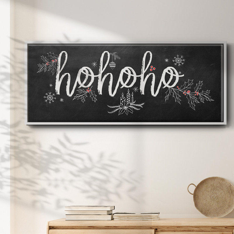 Ho Ho Ho- Framed Canvas