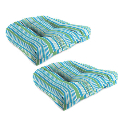 Contoured Outdoor Wicker Seat Cushion