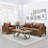 Portland 81" Top-Grain Leather Sofa