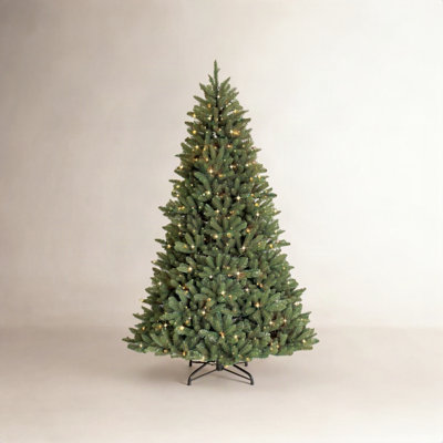 7.5' Pre-Lit Fir Christmas Tree