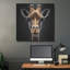 Art mural en métal Latitude Run® «Giraffe Portrait» par Rey Klimt-989541341