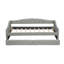 Lit de jour rembourré simple TG avec ceinture à DEL et 2 tiroirs, gris-130523584