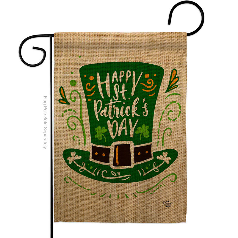 Double Sided Polyester St. Patrick's Day, 18.5" H x 13" W