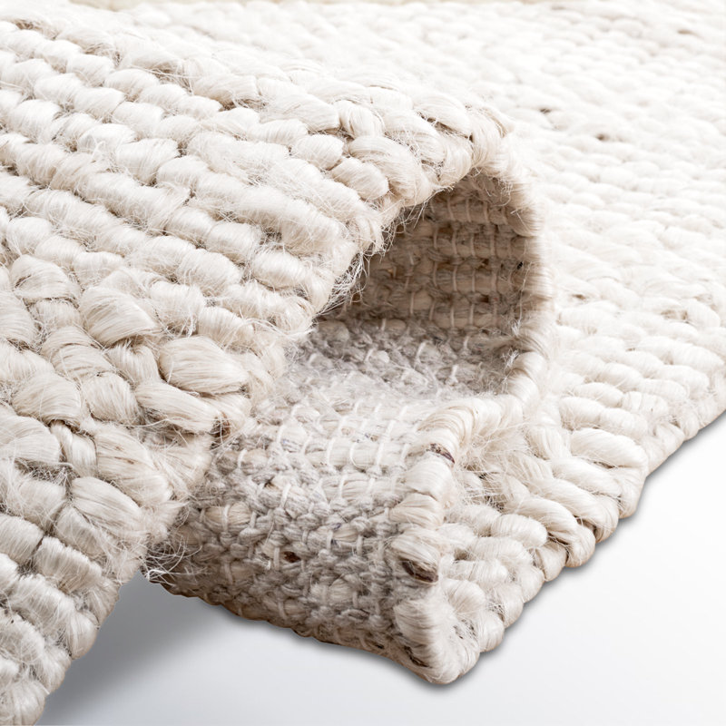 Eco-Smart Hand-Woven Bleach Area Rug, Rectangle 6' x 9'
