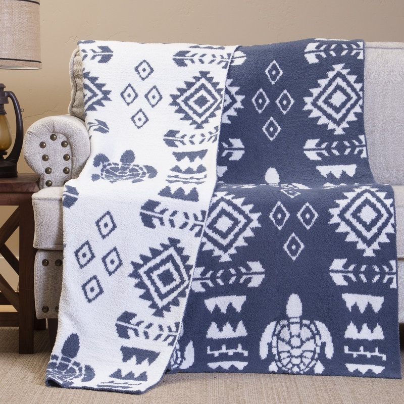Couverture extensible bleu pacifique 50 x 60, Bleu pacifique nautique