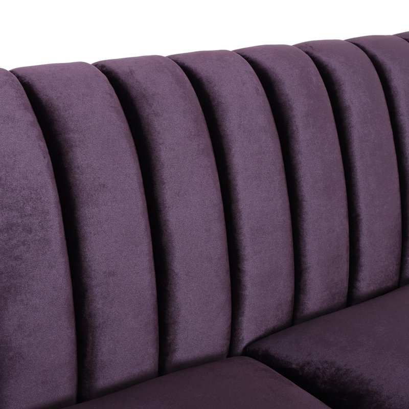 Canapé 3 places (mauve), Purple