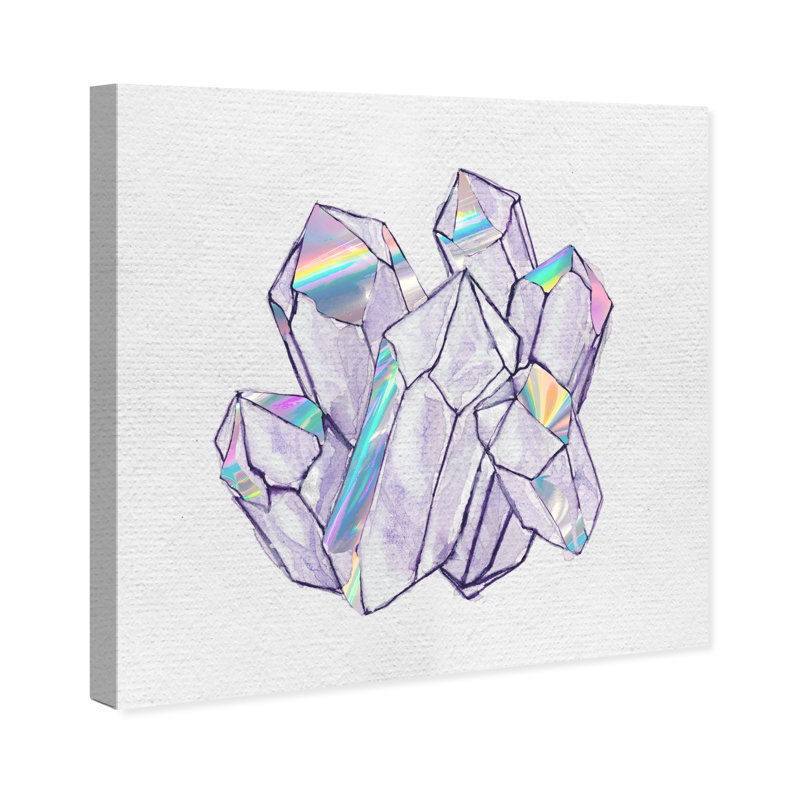 Cristaux scintillants Holo sur toile, H 12 po x l 12 po x P 0,8 po
