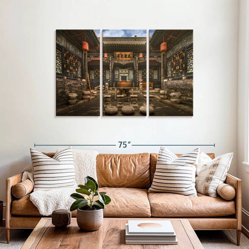 Lilie Ancient Pingyao Castle, 36" H x 57" W
