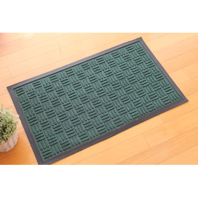 Alyla Non-Slip Geometric Outdoor Doormat