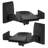 Mount-It! Speaker Wall Mounts, Pair of Universal Side Clamping Bookshelf Speaker Mounting Brackets