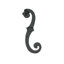 Smooth S Shutter Holdback, Pair