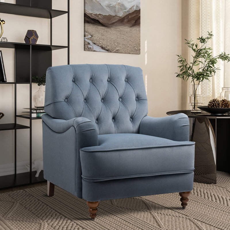 Fauteuil d'appoint, Polyester bleu