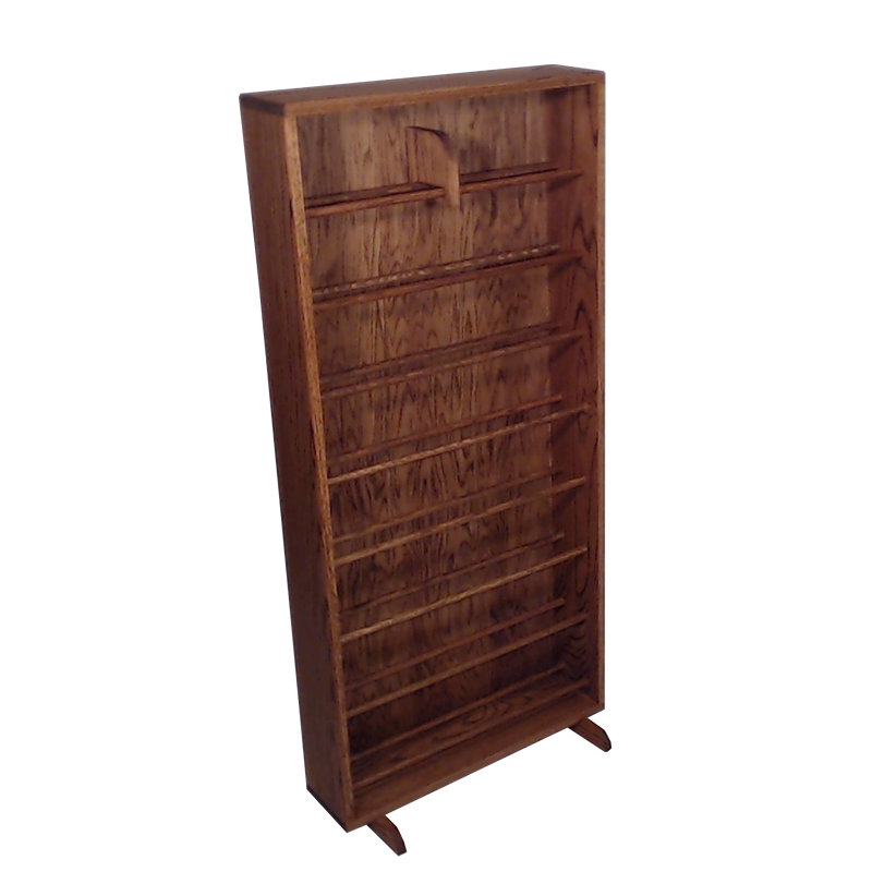 Rebrilliant Dowel-Style Wooden CD Rack - 06W Series & Reviews | Wayfair