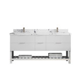 Catalina 72'' Double Bathroom Vanity with Quartz Top