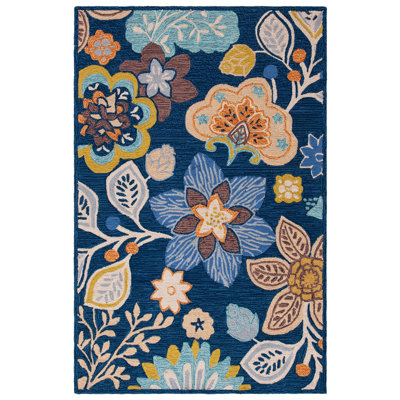Tapis floral crocheté à la main Doyle