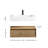 Alysa 30" Wall-Mounted Single Bathroom Vanity Set-71095595