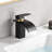 Sumerain Waterfall Bathroom Sink Faucet Modern Vanity Faucet Lead-Free 304 Stainless Steel Single Handle-112198725