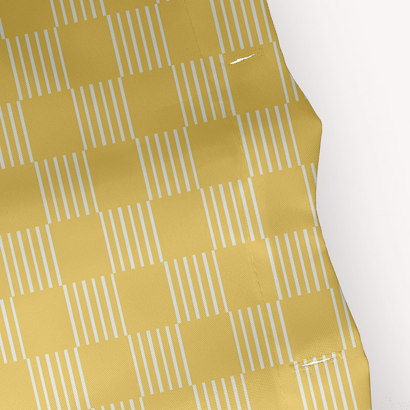 Blauvelt Floral Shower Curtain, Lemon