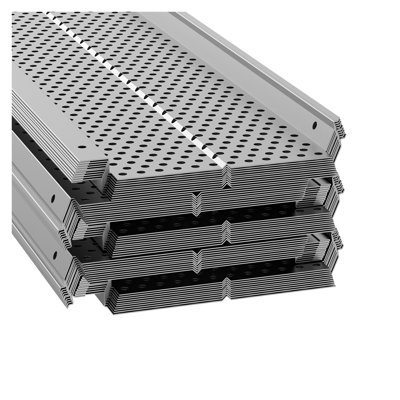 Protecteurs de gouttière en aluminium robustes - Système de filtre à feuilles bricolage de 208 pi pour gouttières de 5 pouces, pare-débris antirouille avec quincaillerie d'installation