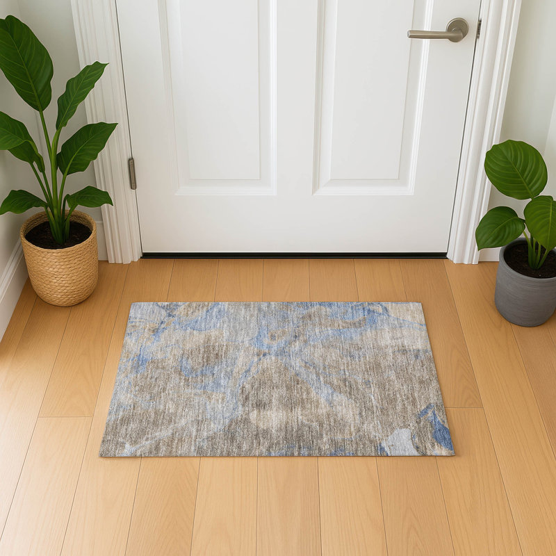 Premium Machine Washable Verlin AMF1781 Contemporary Rug, Rectangle 1'8" x 2'6"