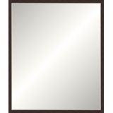 Silver and Espresso Gallery Mirror