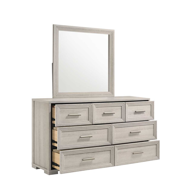 Commode 2041 Highland en blanc, Blanc