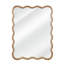 Miroir décoratif rectangulaire en bois massif 30 po x 40 po Natural Wood-745717055
