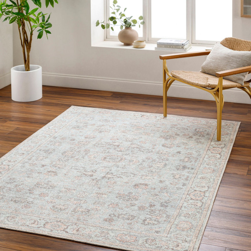 Beyanka Floral Machine Tufted Area Rug, Rectangle 160 x 213 cm